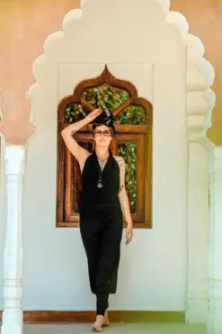 The TwoSisters Broeken|Broeken En Legging-Jumpsuit Om MY Zwart