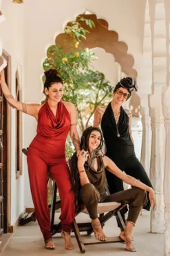 The TwoSisters Broeken|Broeken En Legging-Jumpsuit Om MY Zwart