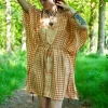 The TwoSisters Kaftan|Plus Size-Kaftan Jurk Maroc Kort