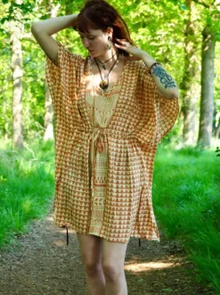 The TwoSisters Kaftan|Plus Size-Kaftan Jurk Maroc Kort