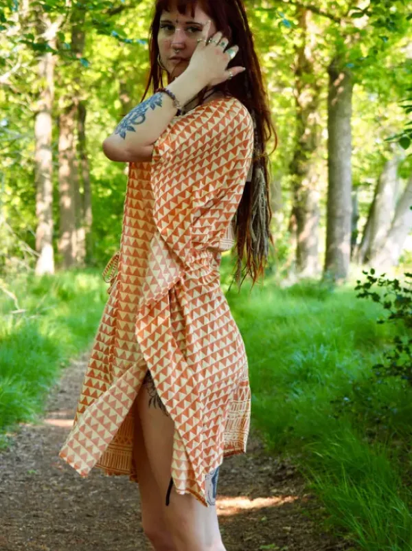 The TwoSisters Kaftan|Plus Size-Kaftan Jurk Maroc Kort