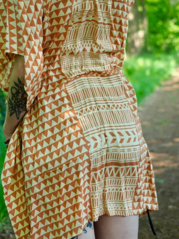 The TwoSisters Kaftan|Plus Size-Kaftan Jurk Maroc Kort
