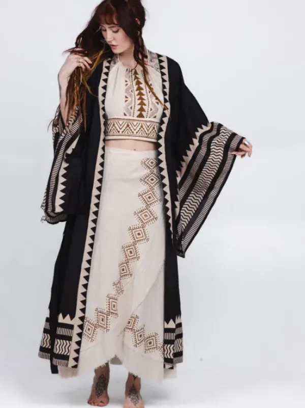 The TwoSisters Kaftan-Kimono Jurk Zahara Extra