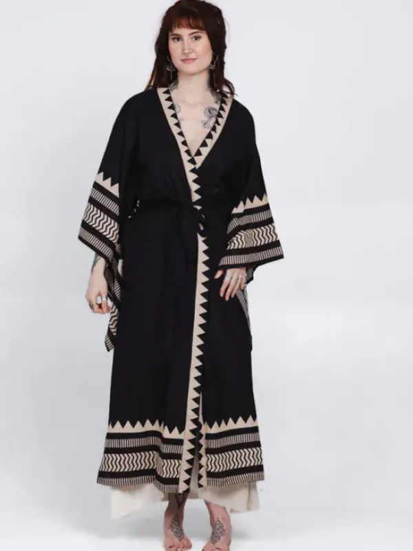 The TwoSisters Kaftan-Kimono Jurk Zahara Extra