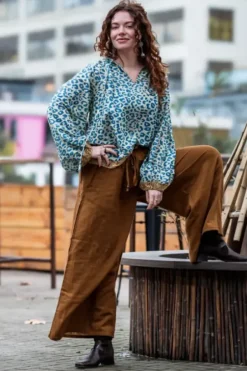 The TwoSisters Tops|Lange Mouw-Kira Blouse
