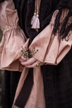The TwoSisters Plus Size-Layla Kimono Donkerbruin