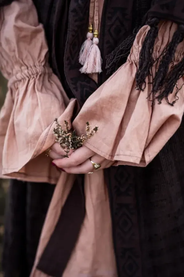 The TwoSisters Plus Size-Layla Kimono Donkerbruin