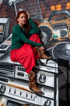 The TwoSisters Gypsy|Gypsy Rokken-Luna Rok KnalRood