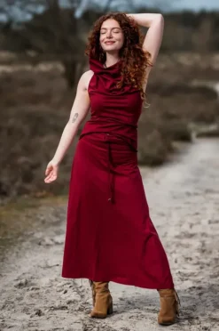 The TwoSisters Gypsy|Gypsy Rokken-Luna Rok Marroonrood