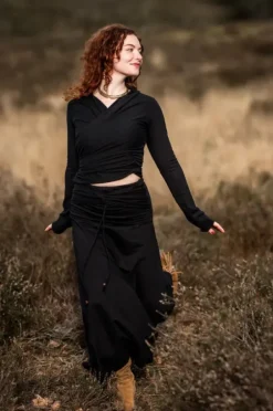 The TwoSisters Gypsy|Gypsy Rokken-Luna rok Zwart