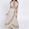 The TwoSisters Nomad Chic Collectie|Ibiza-Mystic Mesa Omslagrok Off White