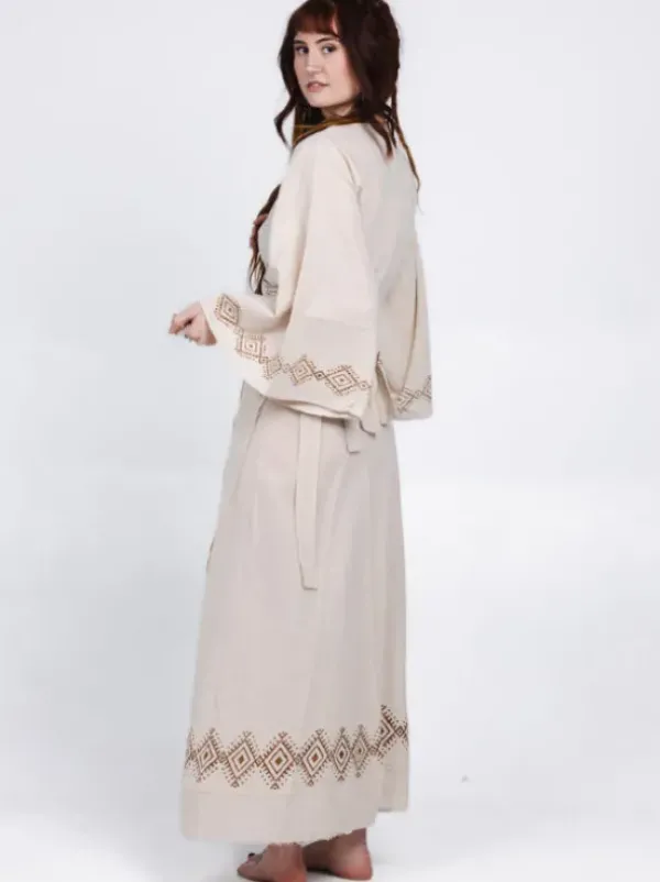 The TwoSisters Tops|Nomad Chic Collectie-Mystic Mesa wikkeltop Off White