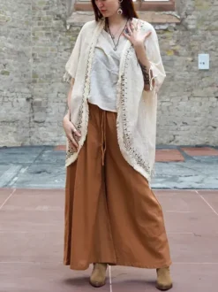 The TwoSisters Nomad Chic Collectie|Broeken-Nova Broek Licht Terracotta