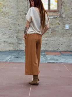 The TwoSisters Nomad Chic Collectie|Broeken-Nova Broek Licht Terracotta