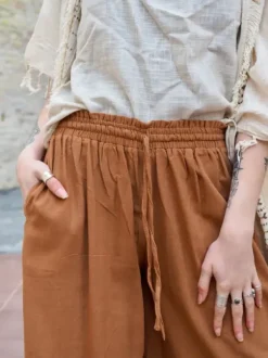 The TwoSisters Nomad Chic Collectie|Broeken-Nova Broek Licht Terracotta