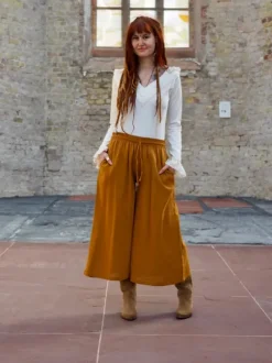 The TwoSisters Nomad Chic Collectie|Broeken-Nova Broek Oker