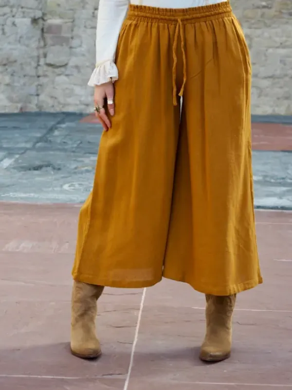 The TwoSisters Nomad Chic Collectie|Broeken-Nova Broek Oker