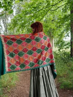 The TwoSisters Omslagdoeken|Omslagdoeken-Omslagdoek India Groen