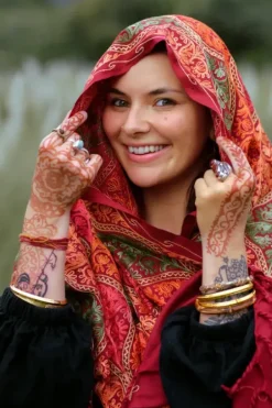 The TwoSisters Omslagdoeken|Omslagdoeken-Omslagdoek India Marroon