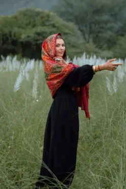 The TwoSisters Omslagdoeken|Omslagdoeken-Omslagdoek India Marroon