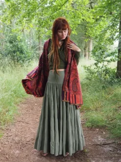 The TwoSisters Omslagdoeken|Omslagdoeken-Omslagdoek Paisley Donkerblauw