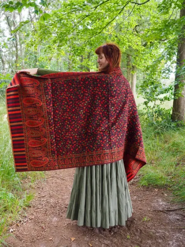The TwoSisters Omslagdoeken|Omslagdoeken-Omslagdoek Paisley Zwart
