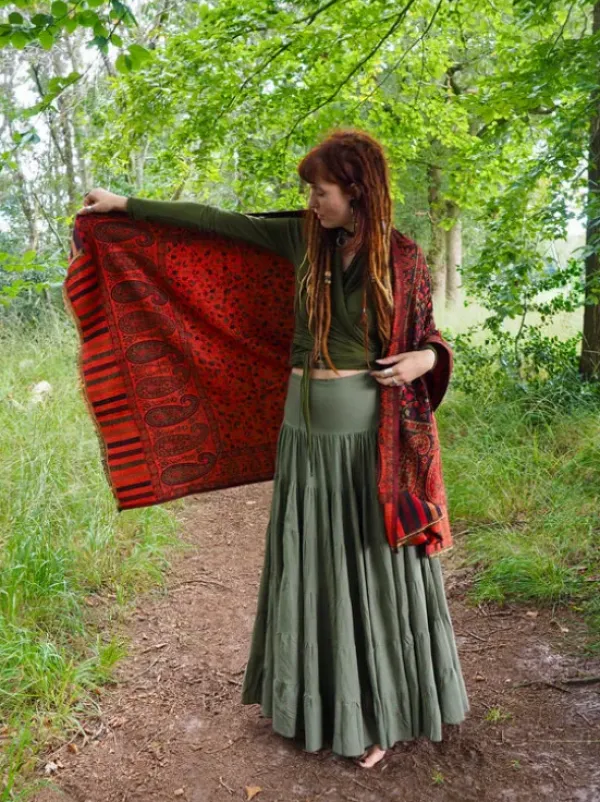 The TwoSisters Omslagdoeken|Omslagdoeken-Omslagdoek Paisley Zwart