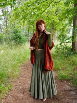 The TwoSisters Omslagdoeken|Omslagdoeken-Omslagdoek Paisley Zwart