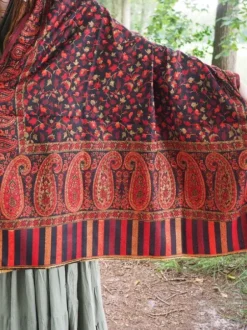 The TwoSisters Omslagdoeken|Omslagdoeken-Omslagdoek Paisley Zwart