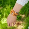 The TwoSisters Kettingen|Buddhist Malas-Oranje Zee Jaspis