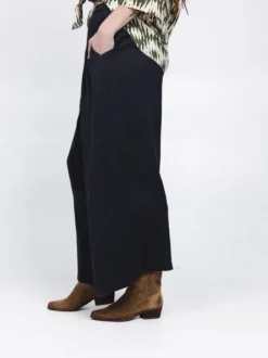 The TwoSisters Broeken|Broeken En Legging-Palazzo broek Antraciet