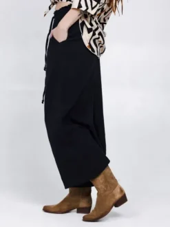 The TwoSisters Broeken|Broeken En Legging-Palazzo broek Donkerblauw