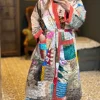 The TwoSisters Kantha|Kantha Lang-Patchwork Kantha Kimono 130