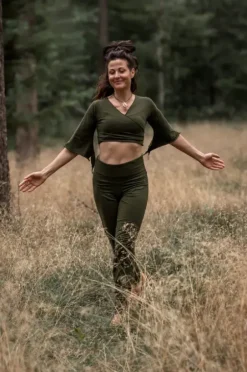 The TwoSisters Tops|Zomer-Pixie Top Groen