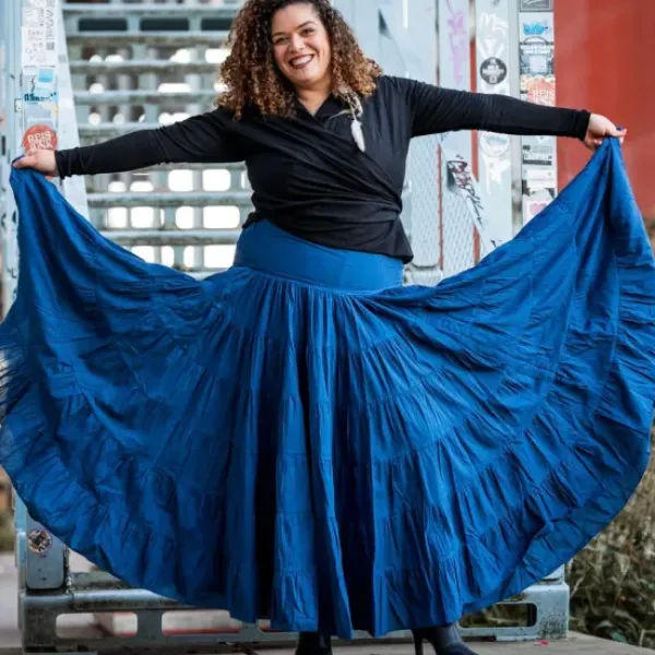 The TwoSisters Gypsy|Gypsy Rokken-Real Gypsy Rok Blauw (0ok extra breed)