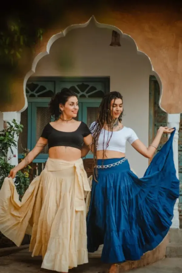 The TwoSisters Gypsy|Gypsy Rokken-Real Gypsy rok Ecrue/ Crème (ook extra breed)