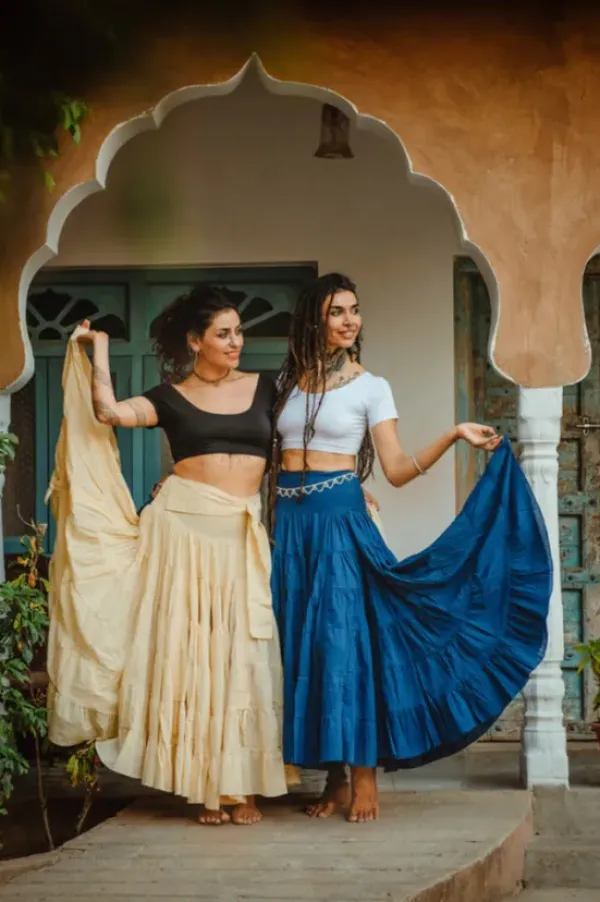 The TwoSisters Gypsy|Gypsy Rokken-Real Gypsy rok Ecrue/ Crème (ook extra breed)