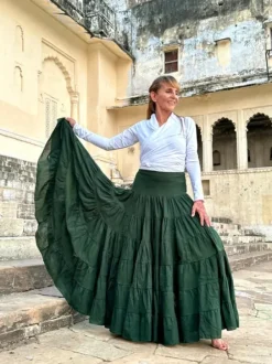 The TwoSisters Gypsy|Gypsy Rokken-Real Gypsy Rok Groen (ook extra breed)
