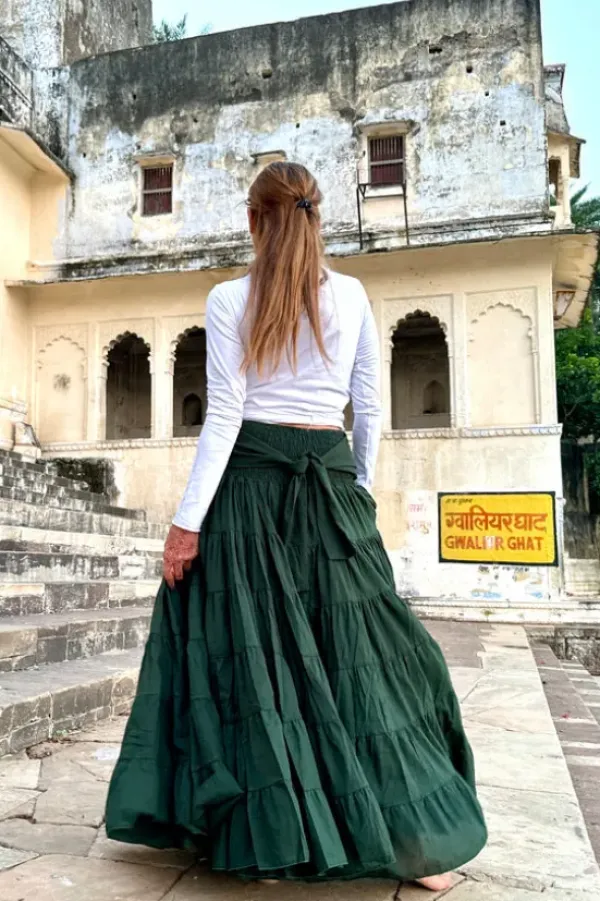 The TwoSisters Gypsy|Gypsy Rokken-Real Gypsy Rok Groen (ook extra breed)