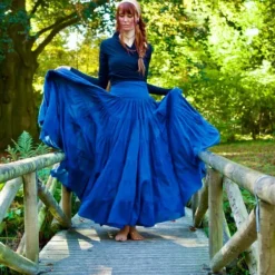 The TwoSisters Gypsy|Gypsy Rokken-Real Gypsy Rok Koren Blauw (ook extra breed)