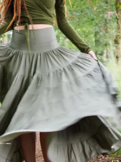 The TwoSisters Gypsy|Gypsy Rokken-Real Gypsy Rok Mosgroen (Ook Extra Breed)