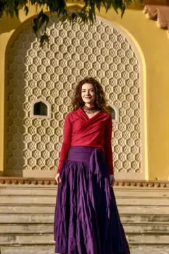 The TwoSisters Gypsy|Gypsy Rokken-Real Gypsy Rok Paars (ook extra breed)