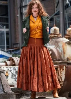 The TwoSisters Gypsy|Gypsy Rokken-Real Gypsy Rok Warm Oranje