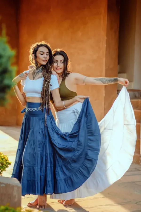 The TwoSisters Gypsy|Gypsy Rokken-Real Gypsy Rok Wit (ook extra breed)
