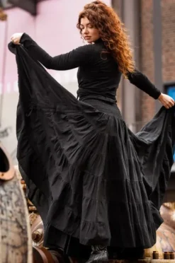 The TwoSisters Gypsy|Gypsy Rokken-Real Gypsy Rok Zwart (ook extra breed)