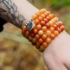 The TwoSisters Kettingen|Buddhist Malas-Red Aventurine Mala