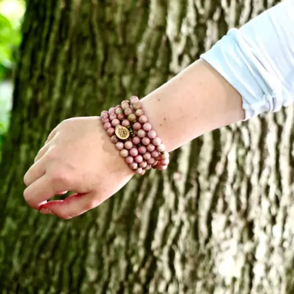 The TwoSisters Kettingen|Buddhist Malas-Rhodoniet Mala