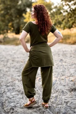 The TwoSisters Tops|Zomer-Shirt met korte mouw Groen