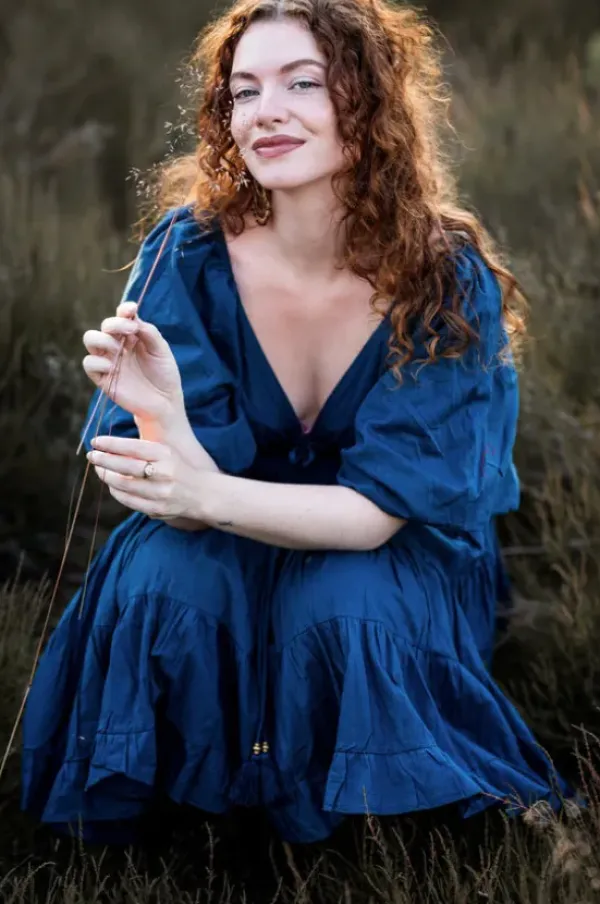 The TwoSisters Gypsy|Zomer-Tara Jurk Kort Blauw