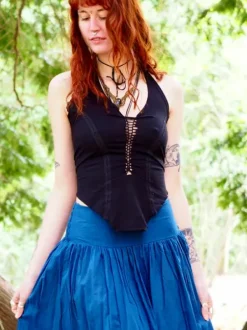The TwoSisters Ibiza|Gypsy-The Graces rok Blauw (ook extra Breed)